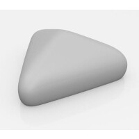 Silikonowa forma do przystawek 8x piramidka 65x60x28 mm, 46 ml, 400x300 mm - PX3205S | PAVONI, Pyramid