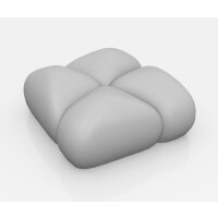 Silikonowa forma do przystawek 8x kamyczek 55x55x23 mm, 54 ml, 400x300 mm - PX3207S | PAVONI, Rock