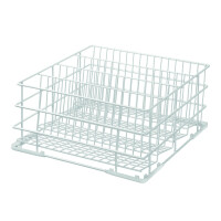 Kosz na szklanki do zmywarki kapturowej 400x400x185 mm | BARTSCHER, 109327
