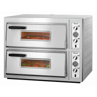 Dwukomorowy piec do pizzy NT 622VS, 930x835x730 mm | BARTSCHER, 2002094