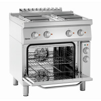 Kuchnia elektryczna, piekarnik, 4 płyty grzewcze 700x800x850 mm | BARTSCHER, 286326