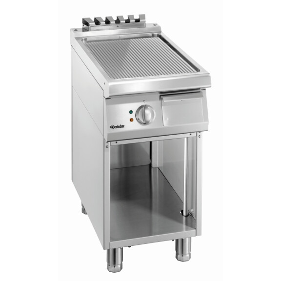 Płyta grillowa 700, 400x700x850 mm, ryflowana | BARTSCHER, 286507