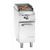 Lawa-grill na gaz z jedną strefą grzewczą 400x900x900 mm | BARTSCHER, 2954521