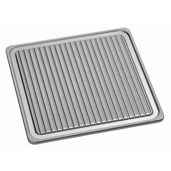 Płytka grillowa ryflowana 390x390x17 mm | BARTSCHER, 296051