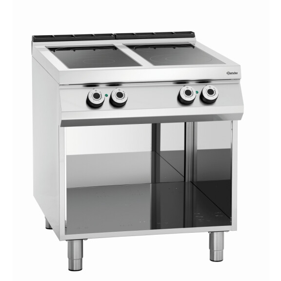 Kuchnia ceramiczna 800x900x900 mm, 4 pola grzewcze | BARTSCHER, 296421