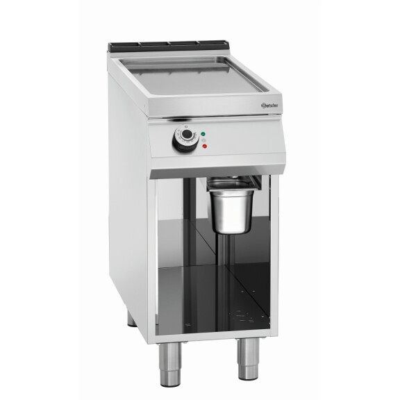 Elektryczna płyta grillowa 400x900x900 mm, gładka | BARTSCHER, 296507