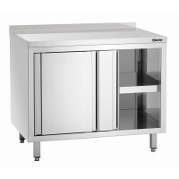Szafka robocza serii 700 z rantem, 1000x700x850 mm, drzwi przesuwne | BARTSCHER, 338107