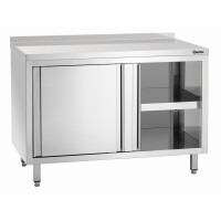 Szafka robocza serii 700 z rantem, 1200x700x850 mm, drzwi przesuwne | BARTSCHER, 338127