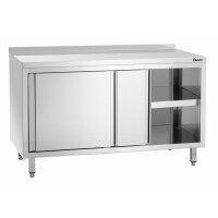 Szafka robocza serii 700 z rantem, 1400x700x850 mm, drzwi przesuwne | BARTSCHER, 338147