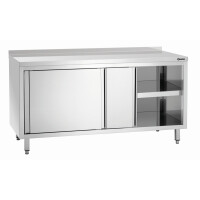 Szafka robocza serii 700 z rantem, 1600x700x850 mm, drzwi przesuwne | BARTSCHER, 338167