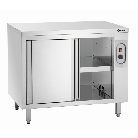Szafka grzewcza serii 700, 1000x700x850 mm, drzwi przesuwne | BARTSCHER, 347107