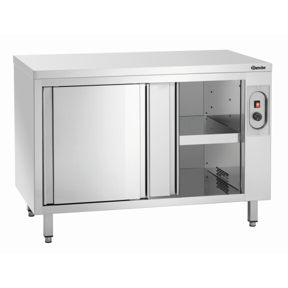 Szafka grzewcza serii 700, 1200x700x850 mm, drzwi przesuwne | BARTSCHER, 347127