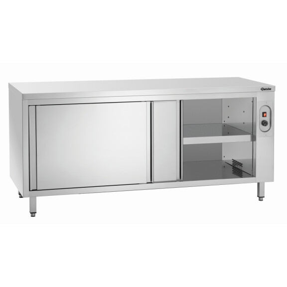 Szafka grzewcza serii 700, 1800x700x850 mm, drzwi przesuwne | BARTSCHER, 347187