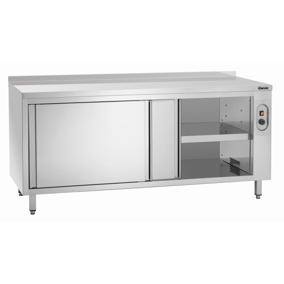 Szafka grzewcza serii 700 z rantem, 1700x700x850 mm, drzwi przesuwne | BARTSCHER, 348187