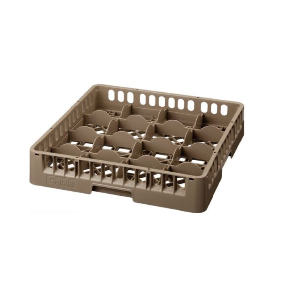Kosz na szklanki, 16 przegród 500x500x142 mm | BARTSCHER, 5318