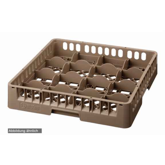 Kosz na szklanki, 16 przegród 500x500x266 mm | BARTSCHER, 5321