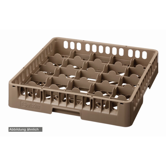 Kosz na szklanki, 25 przegród 500x500x142 mm | BARTSCHER, 5327