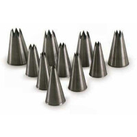 Zestaw 10 tylek – gwiazda | SILIKOMART, Box 10 stella/star tubes