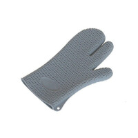Rękawica silikonowa – szara, 285x168x20 mm | SILIKOMART, Glove Round Stitch