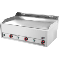 Chromowana płyta grillowa elektryczna – gładka, 990x600x290 mm, 9 kW | REDFOX, FTHC 90 EL