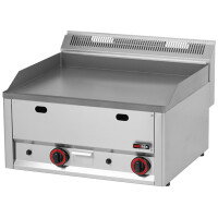 Płyta grillowa gazowa – gładka, 660x600x290 mm, 8 kW | REDFOX, FTH 60 GL
