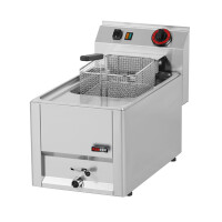 Frytownica elektryczna z kranem 8 l, 330x600x290 mm, 6 kW | REDFOX, FE 30 ELT