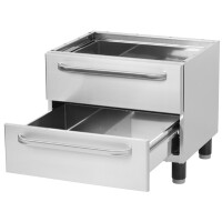 Podstawa zamknięta z szufladami pod linie 600, 330x510x570 mm | REDFOX, PZ 30 L