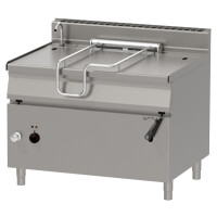 Patelnia elektryczna z uchylaniem ręcznym 120 l, 1200x900x900 mm, 18 kW | REDFOX, BR 90/120 E/N