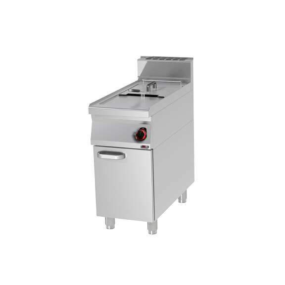 Frytkownica elektryczna z kranem 17 l, 400x900x900 mm, 13,5 kW | REDFOX, FE 90/40 17 E