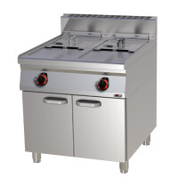 Frytkownica elektryczna z kranem 17 l, 800x900x900 mm, 27 kW | REDFOX, FE 90/80 17 E