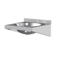 Umywalka ze stali nierdzewnej, bez maskownicy 400x400x110 mm | ASBER, HBP-44