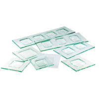 Biała, szklana taca z 2 wgłębieniami 230 x 130 mm | BDK, Pocket
