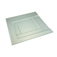 Szklana taca 400 x 400 mm | BDK, Buffet