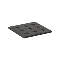 Czarny wkład do pudełka 15,8 x 15,8 cm | ZIEHER, Solid