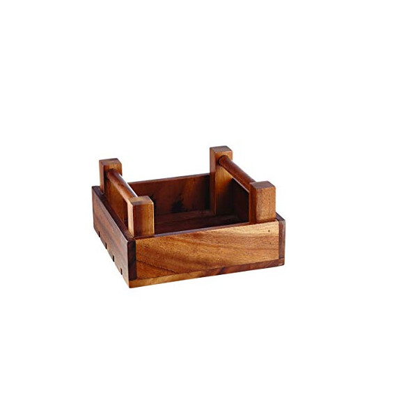 Drewniana skrzynka 20 x 20 cm | ALCHEMY, Buffet Wood & Tiles