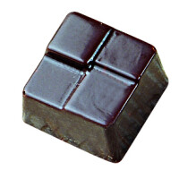 Forma z poliwęglanu do pralin kwadratowych - 28 szt. x 6g, 20x20x16 mm - MA2003 | MARTELLATO, Classic