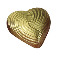 Forma z poliwęglanu do pralin - serce, 28 szt. x 7g, 34x33x11 mm - MA1513 | MARTELLATO, Heart