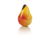 Forma z poliwęglanu 3D do pralin - gruszka, 28 szt. x 12g, 26x 36 mm - 20FRUIT02 | MARTELLATO, ChocoFruit