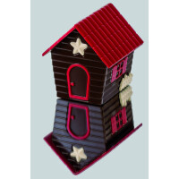 Forma termoformowana do czekolady - Słodki Domek - 20HO01 | MARTELLATO, Xmas Puzzle
