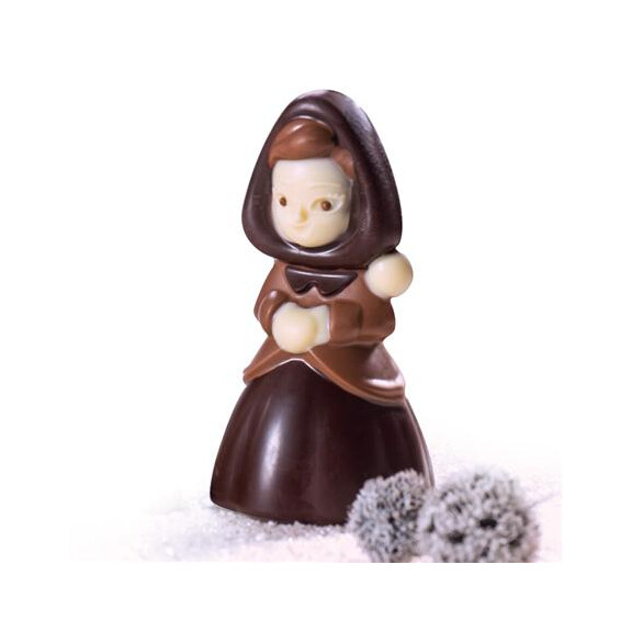 Forma termoformowana do czekolady - Księżniczka 3D - MAC411S | MARTELLATO, 3D Christmas