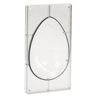 Forma z poliwęglanu na połowę jajka czekoladowego - 1 szt. x 500g, 258x175 mm - 20U258 | MARTELLATO, Half Egg Moulds