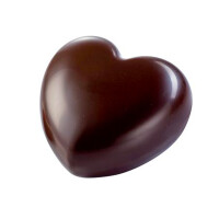 Forma z poliwęglanu do pralin - serce, 6 szt. x 75x70x20 mm - MA1996 | MARTELLATO, Valentine's Day
