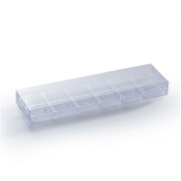 Opakowanie plastikowe do pralin i czekoladek - 220x65x20 mm, 12 wgłębień 32x27 mm - MSC003 | MARTELLATO, Packaging