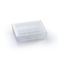 Opakowanie plastikowe do pralin i czekoladek - 100x115x23 mm, 6 wgłębień 32x27 mm - MSC201 | MARTELLATO, Packaging