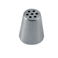 Tylka cukiernicza Gwiazdki, zestaw 5 szt. - 37x42x23 mm - BX0001 | MARTELLATO, Fancy Piping Nozzles