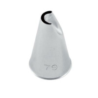 Tylka cukiernicza Półksieżyc, zestaw 5 szt. - 18x28x8 mm - BX0038 | MARTELLATO, Fancy Piping Nozzles