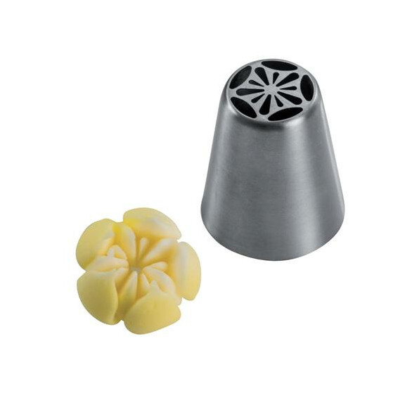 Tylka cukiernicza Kwiat, zestaw 5 szt. - 37x42 mm - BX0016 | MARTELLATO, Floreal