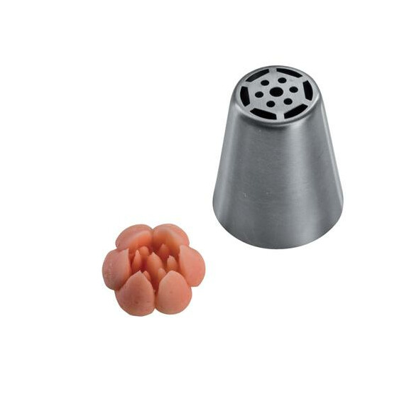 Tylka cukiernicza Kwiat, zestaw 5 szt. - 35x38 mm - BX0052 | MARTELLATO, Floreal