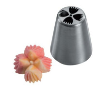 Tylka cukiernicza Kwiat, zestaw 5 szt. - 37x42 mm - BX0059 | MARTELLATO, Floreal