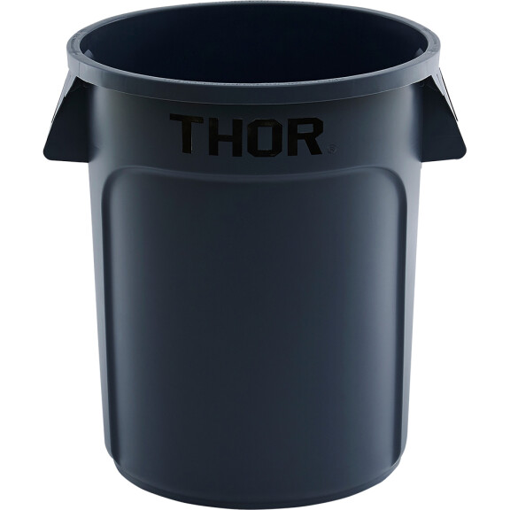 Pojemnik uniwersalny na odpadki, szary, pojemność: 75 l | THOR, 068754